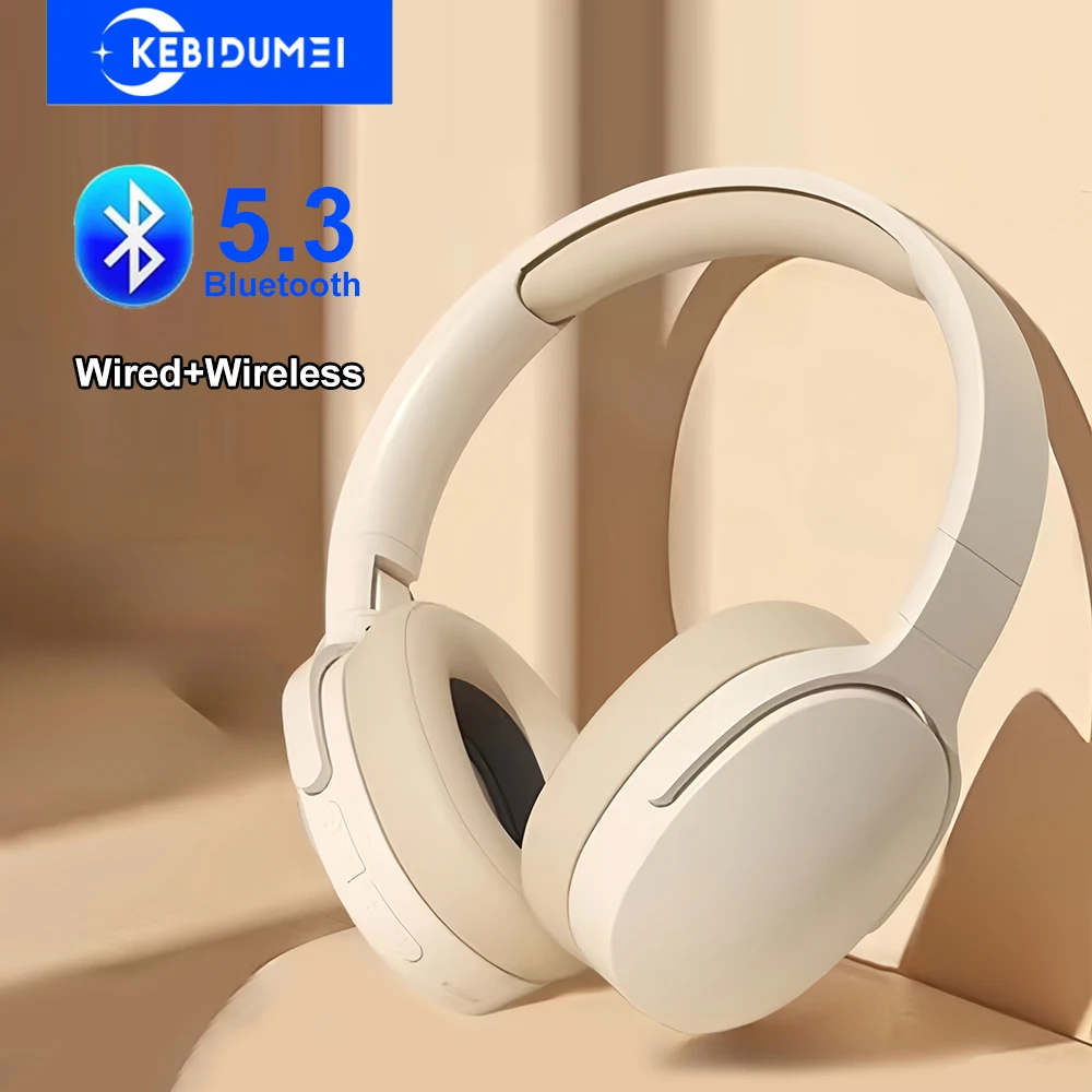 Bluetooth 5.3 fones de ouvido para jogos modo duplo sem fio dobrável redução ruído música para iphone xiaomi
