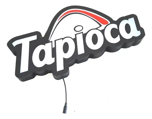 Placa Tapioca Luminoso Led Luminaria Quadro