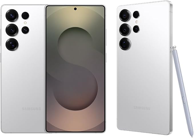 Celular Samsung Galaxy S25 Ultra 5G, 256GB, 12GB RAM, Câmera Quádrupla de 200+50+10+50, Tela Grande de 6.9", Titânio Prata