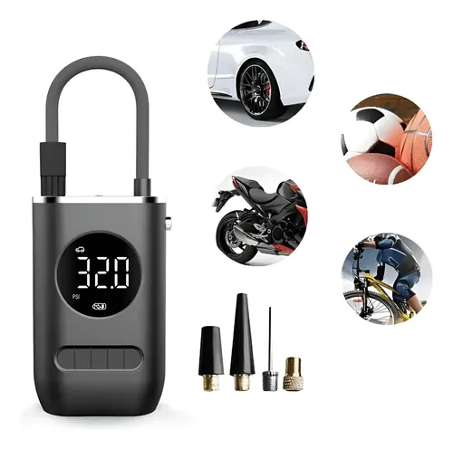 Compressor De Ar Portátil Recarregável 150psi Lanterna