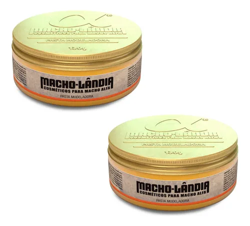 2 Pasta Modeladora Para Cabelo - Macho-lândia