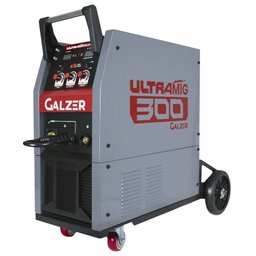 Máquina de Solda Inversora UltraMIG 300A 220V Multiprocesso MIG/MMA/TIG Linha Profissional GALZER-753