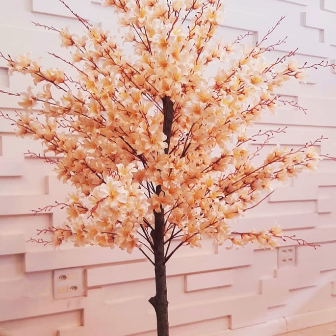 Planta Artificial Lírio Vintage Outono 1,60 Metros Altura