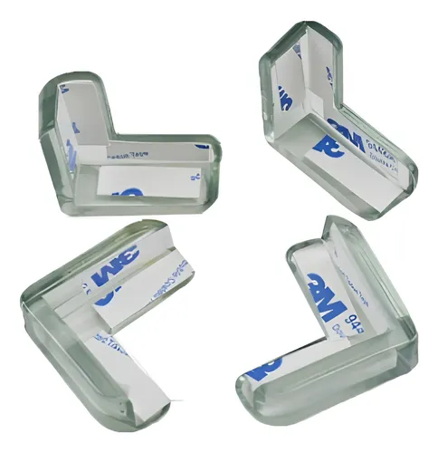 20 Protetor Quina Bebê Idoso Mesa Canto Móveis Cantoneira 3m