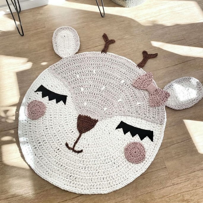 Tapete Infantil de Crochê