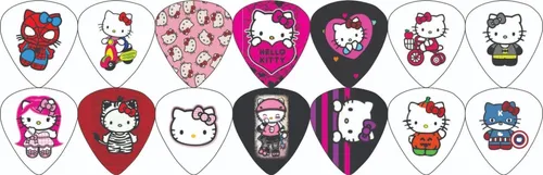 14 Palhetas Hallo Kitty Personalizada Aniver, Brind, Infatil