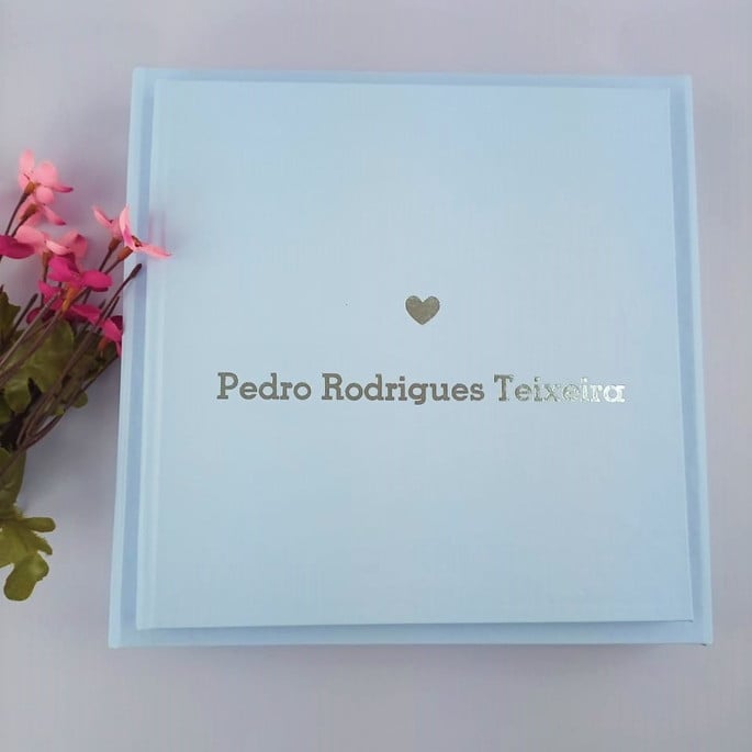 Livro do Bebê e Caixa Urso Hot Stamping