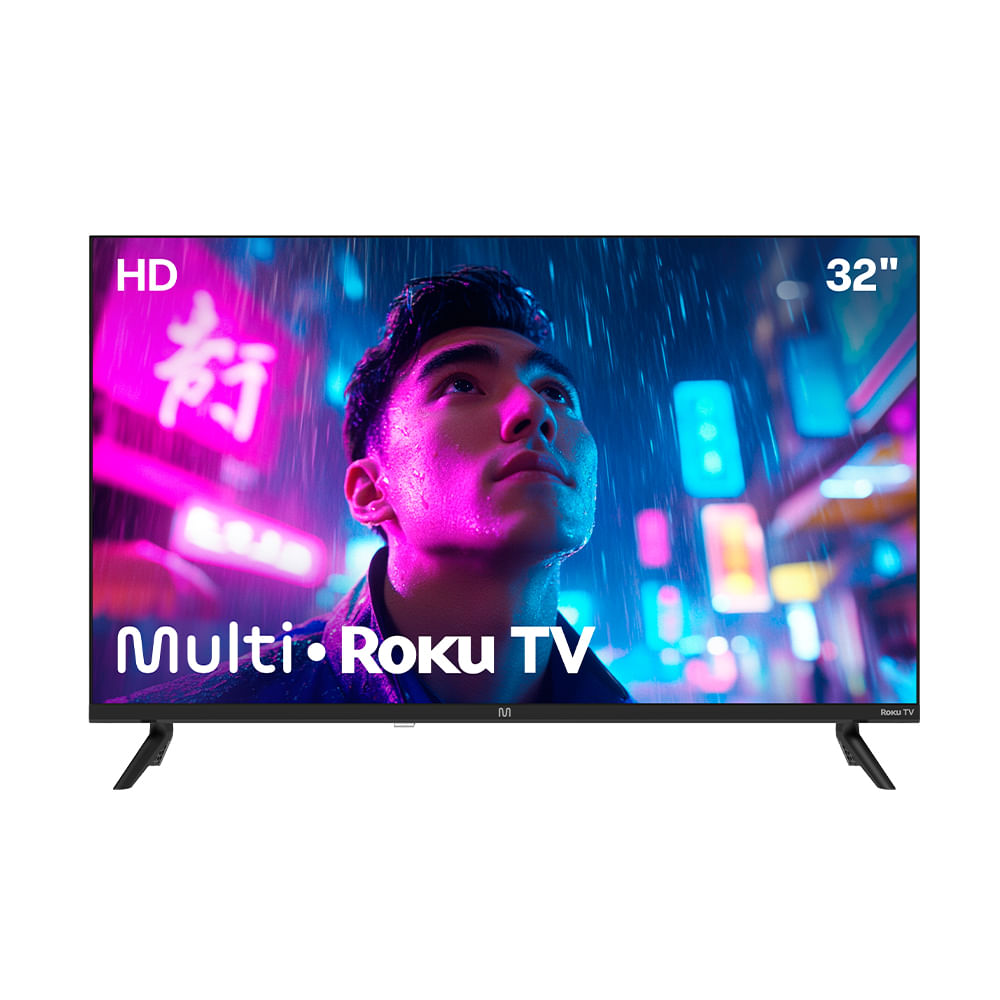 Smart TV DLED 32 HD Multi Essencial Roku 3HDMI 2USB Wi-Fi