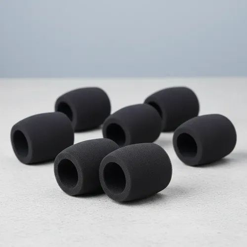 Kit 6 Espuma Para Microfone De Mão Sem Fio Sm58