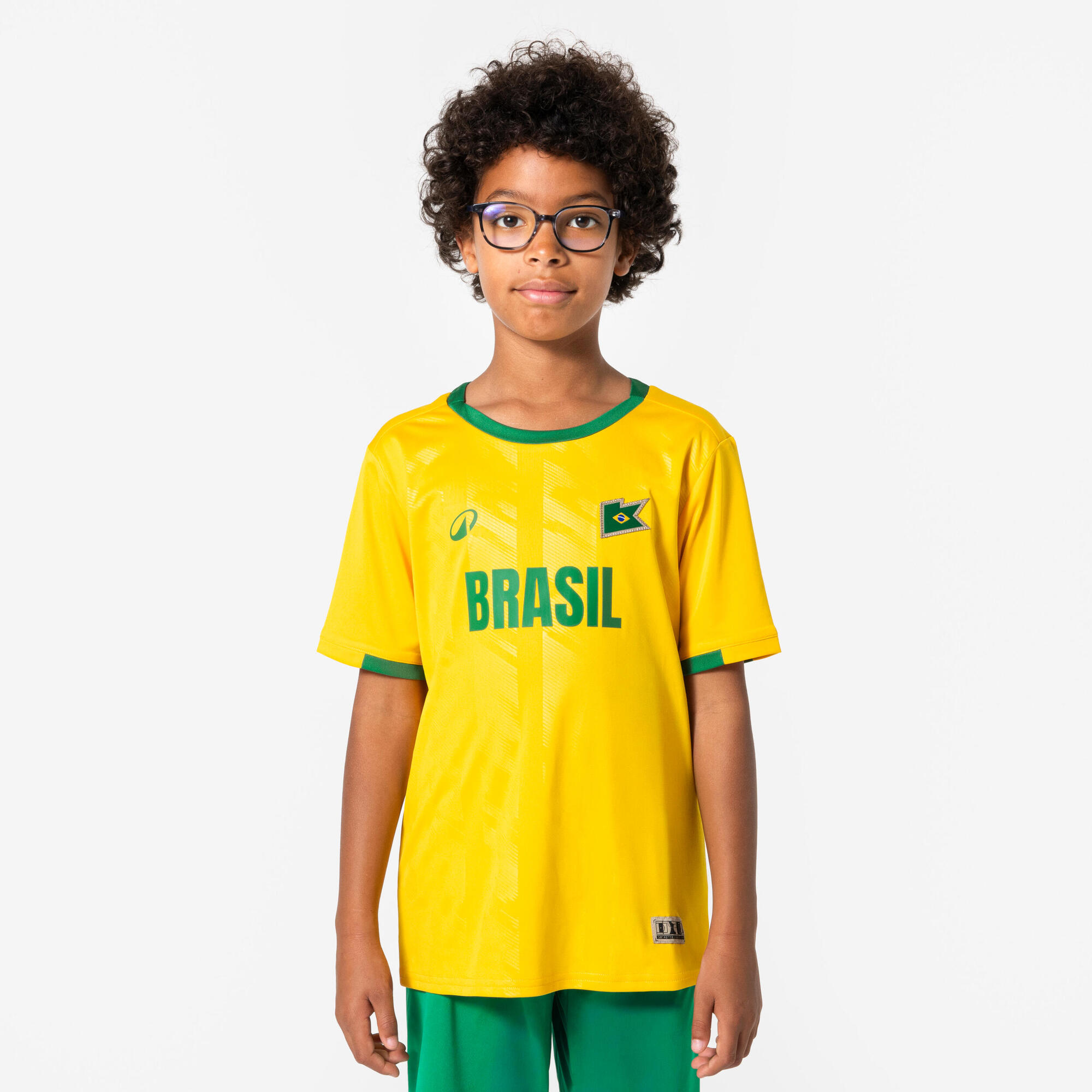 Camisa de Torcedor de Futebol Infantil do Brasil