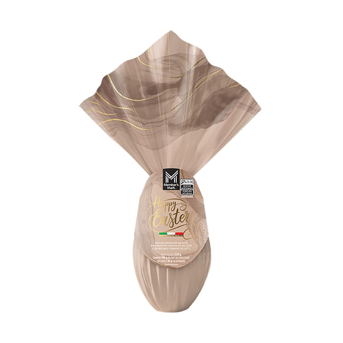Ovo de Páscoa Ao Leite Members Mark 230g