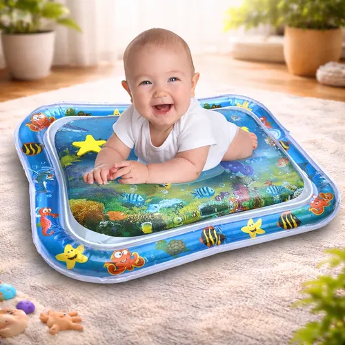 Tapete Infantil Bebê Inflável Água Menina E Menino