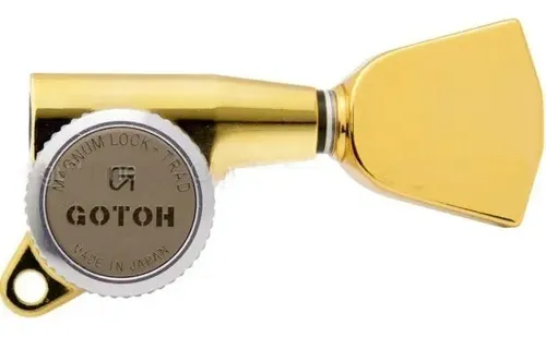 Tarraxas Gotoh Guitarra Sg381 04 Mgt 3x3 Gold Made In Japan
