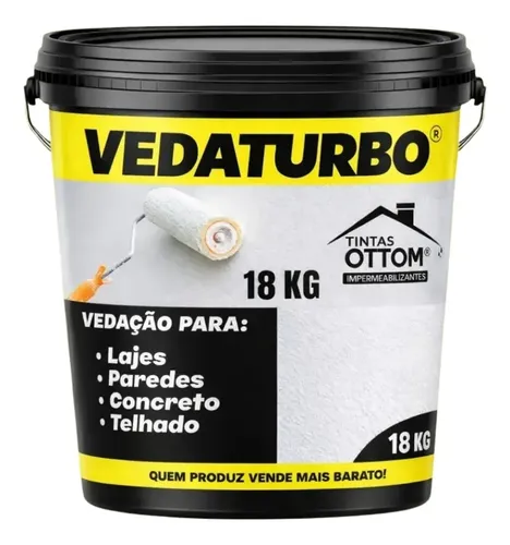 Impermeabilizante Liquido Vedaturbo Ottom 18kg