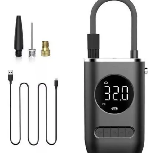 Calibrador De Ar Digital Para Pneu Portátil Compressor Usb