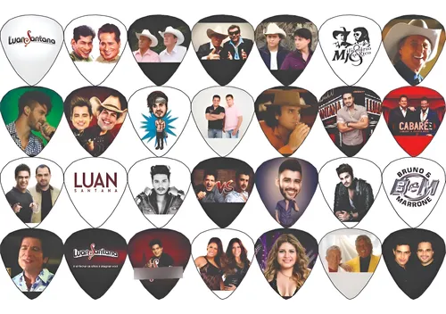 28 Palhetas Sertanejos, L. Santana, Bruno,  Leonardo