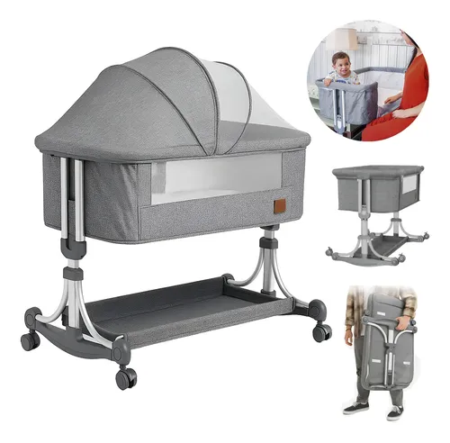 Berço Portatil Moises Balanço Mosqueteiro Infantil Pipdip