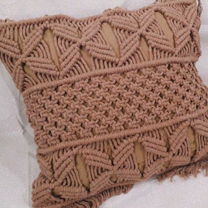 Almofada Macramê Boho
