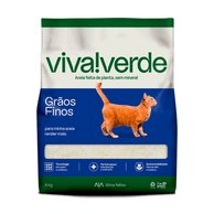 Areia Higiênica Biodegradável Milho e Mandioca Grãos Finos Viva Verde 4 kg