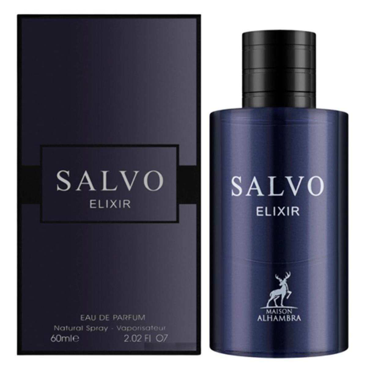 Perfume Salvo Elixir Maison Alhambra EDP Masculino 60ml - Incolor