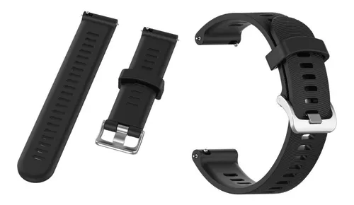 Pulseira Silicone Forerunner 645 Music- 20mm Preta