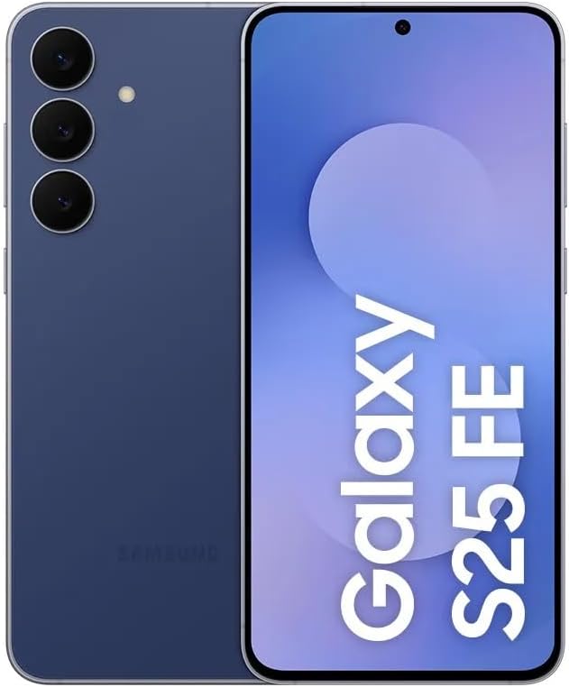 Celular Samsung Galaxy S25 FE 5G, 128GB, 8GB, Câmera Tripla - Azul Marinho