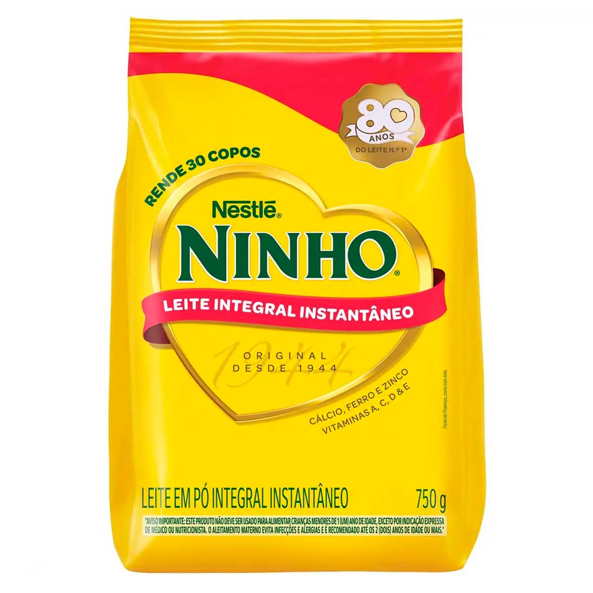 Leite Pó Ninho Instantâneo 750g