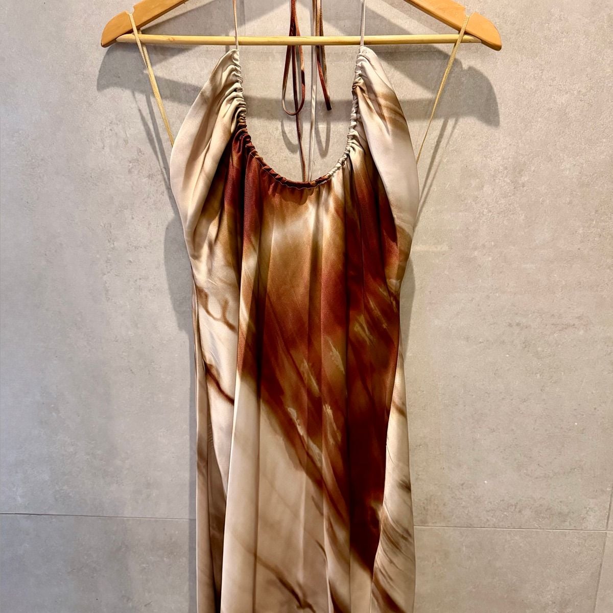 vestido longo plissado zara