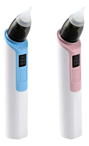 Aspirador Nasal Elétrico Infantil Recarregável 6 Velocidades Rosa