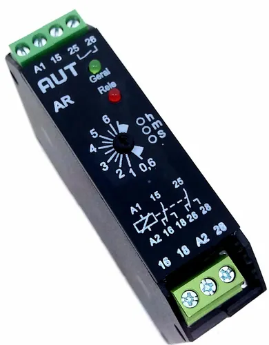 Relé Prolongador Impulso 24 V Até 6 Minutos Ac Dc 1 Na Nf