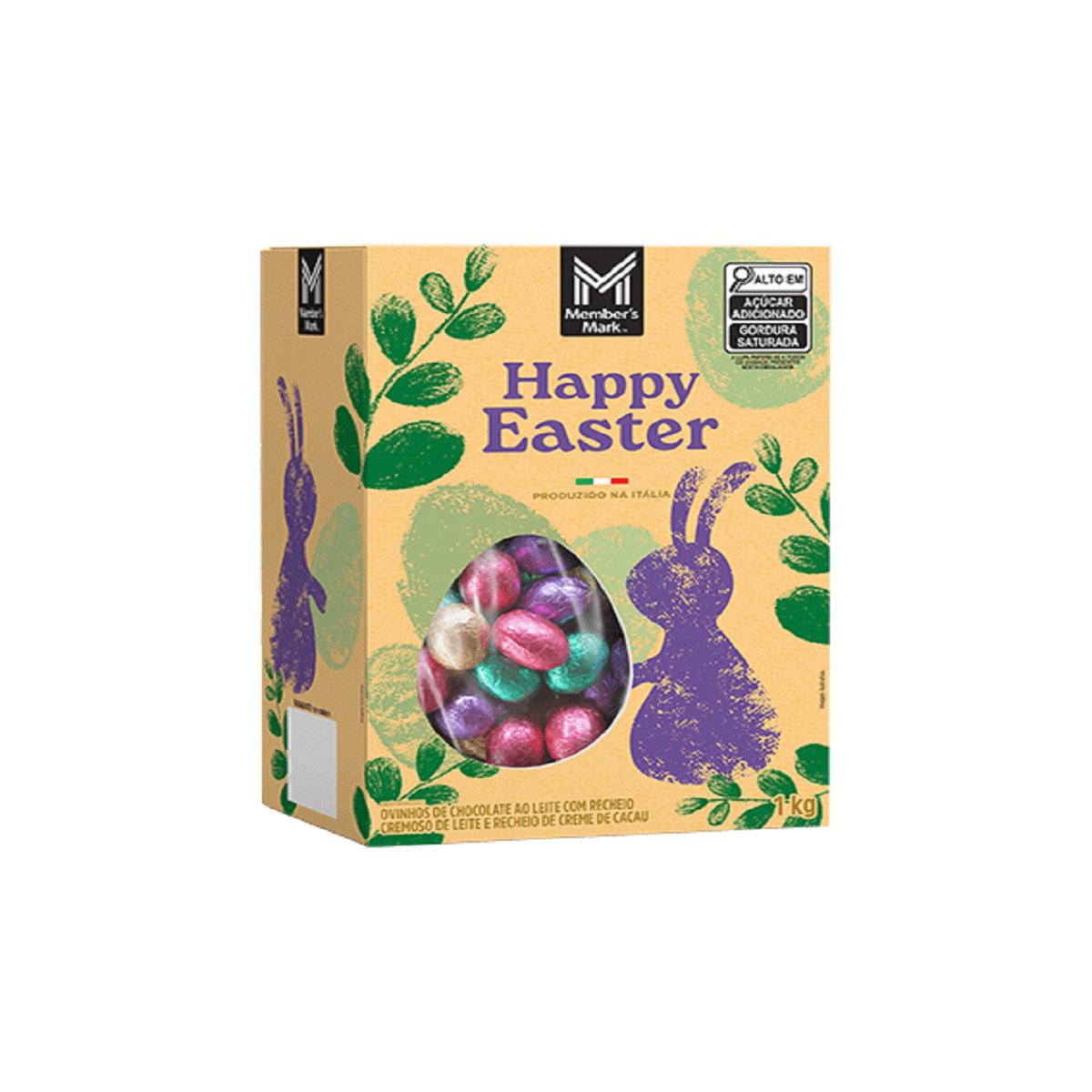 Ovinhos de Chocolate Member's Mark Pacote 1kg