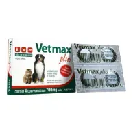 Vermífugo Vetmax Plus Comprimido 700 mg