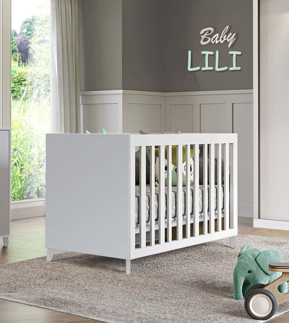 Berço Americano  Lili 2 em 1 Puppi Móbile