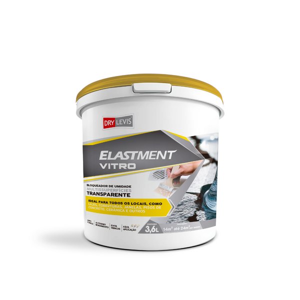 Bloqueador de Umidade Impermeabilizante Drylevis Elastment Vitro 3,6L Transparente