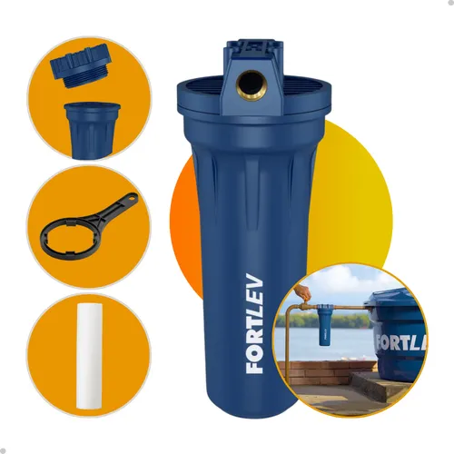 Filtro Limpa Caixa Dágua Cavalete Fortlev Filter Flux