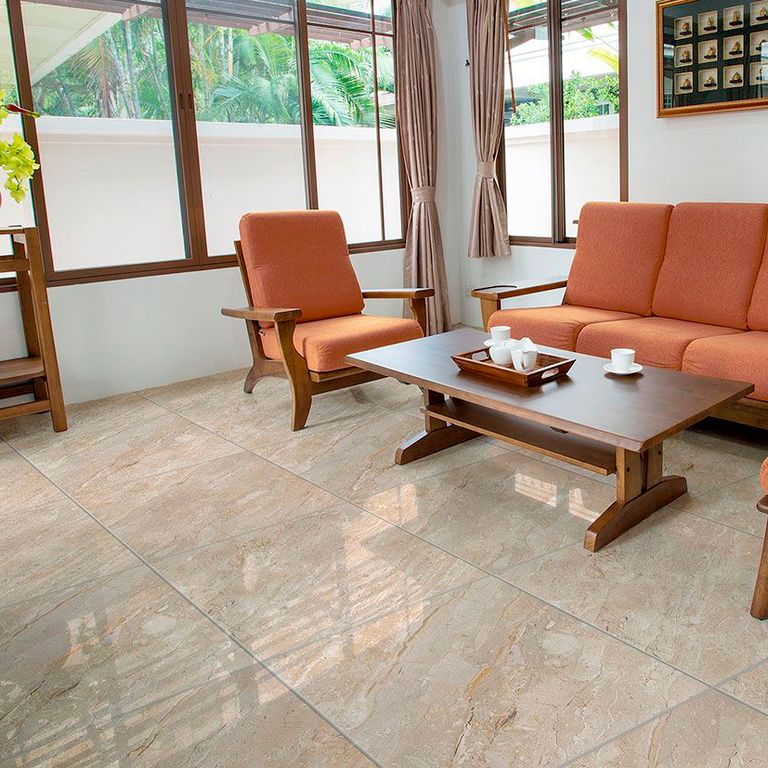 Piso Essenza Brilhante HD 61x61cm Caixa 2,23m² Cinza