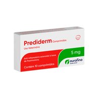 Prediderm 5 mg Anti-inflamatório para Cães 10 comprimidos