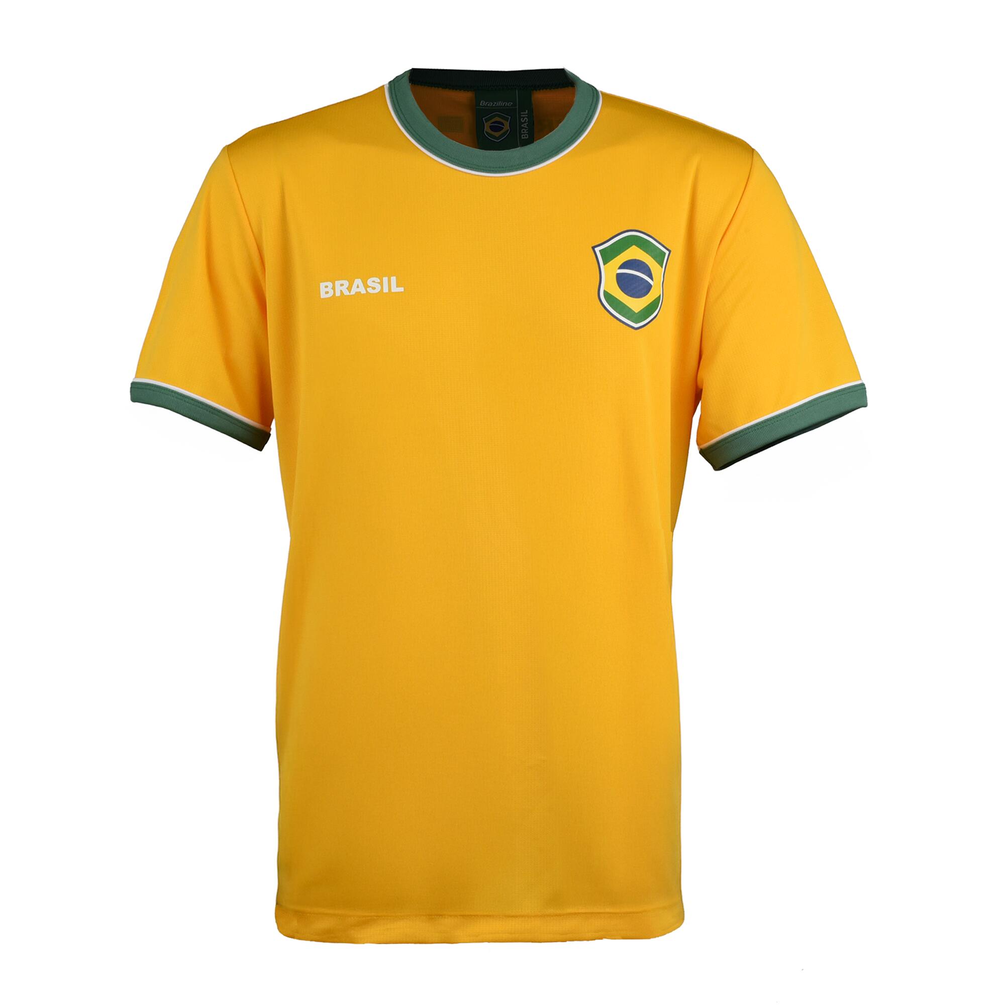 Camisa Masculina de Futebol Brasil Braziline Amarela