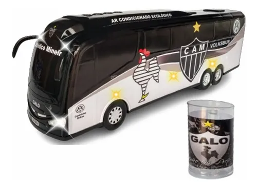 Ônibus Atlético Mg Tem Luzes Mp3 Som Bluetooth Radio Usb