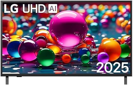 Smart TV 4K 43" LG UHD 43UA75 Processador α7 AI Ger8 4K Super Upscaling Google Cast Alexa Integrado Controle Remoto Padrão WebOS 25