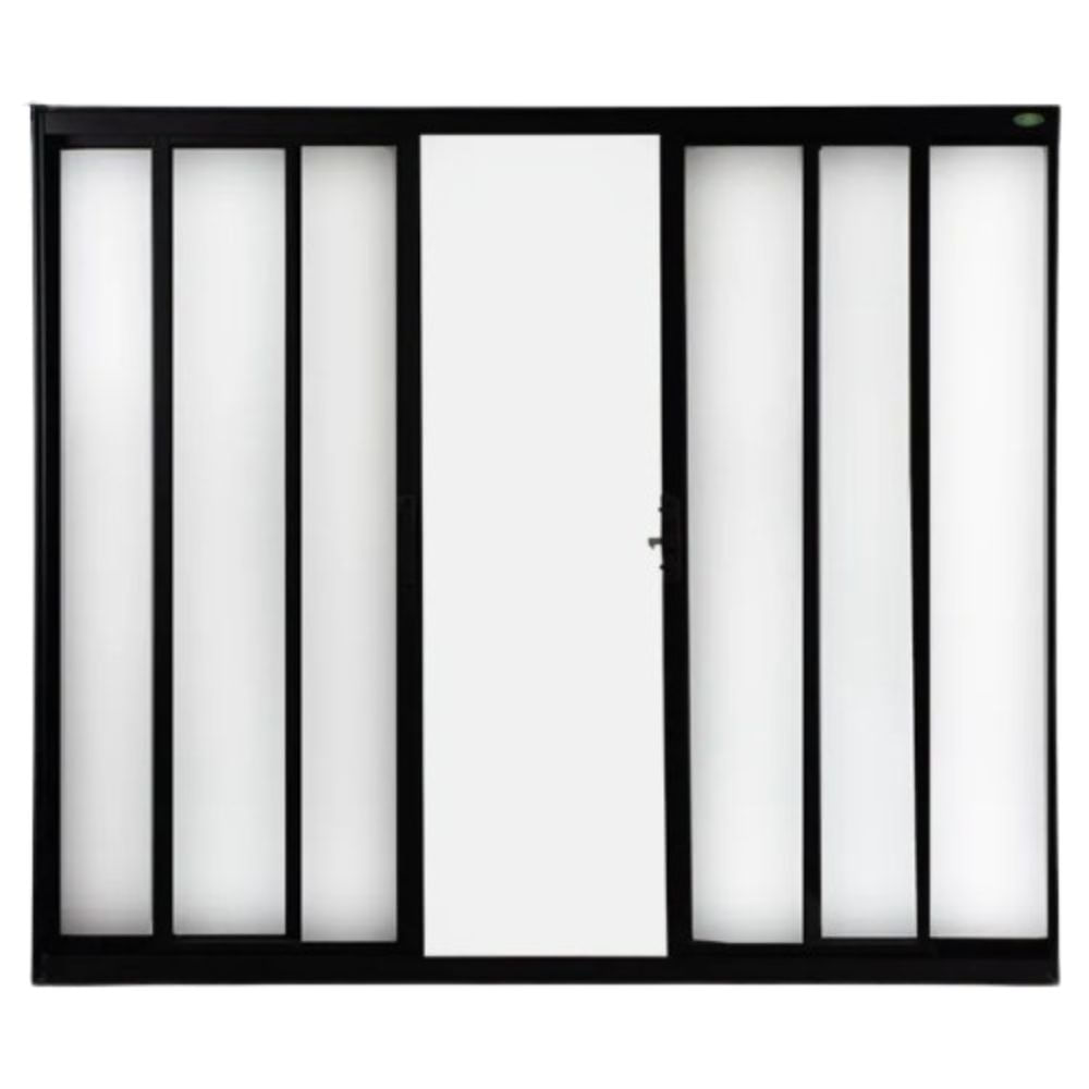 Janela de Correr 4 Folhas sem Grade Alumínio Branco Standard Proex