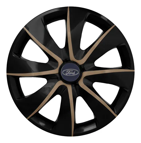 Calota Aro 14 Dourada Ford Fiesta Sedan Ka 2008/2014 Prime A