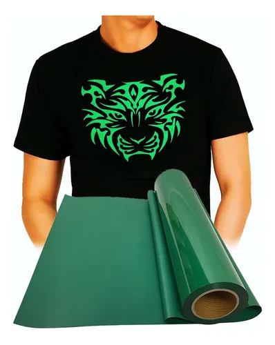 Heat Transfer Vinyl - Verde Bandeira 31 Cm 1 Mt