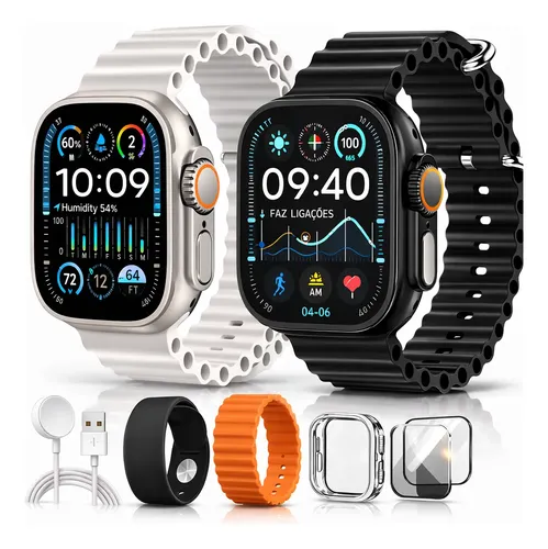 Smartwatch Ultras 4 Series 11 49mm Amoled Whatsapp Nfc 2027