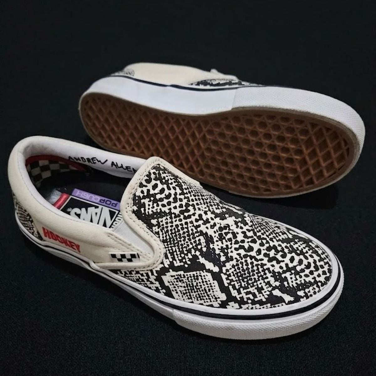tenis vans slip on x hockey