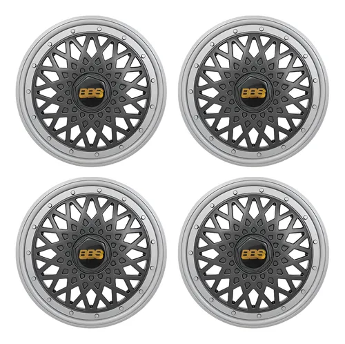 Jogo Calota Bbs 14 Universal 601ar Ptg Volks Fiat Gm Ford Ep