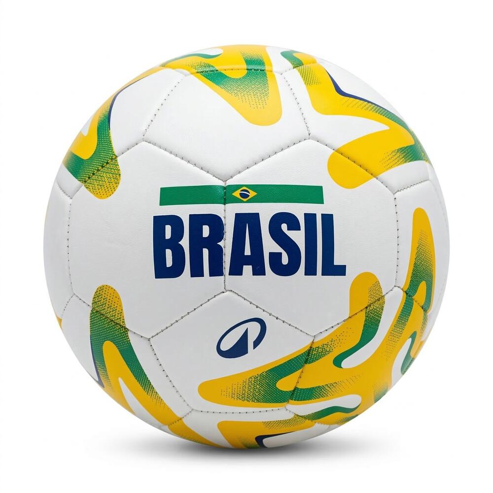 Bola de Futebol Brasil T5 Kipsta Branca