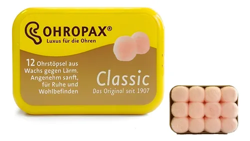 Protetor Auricular Tampão Cera Ohropax Dormir Ronco 6 Pares