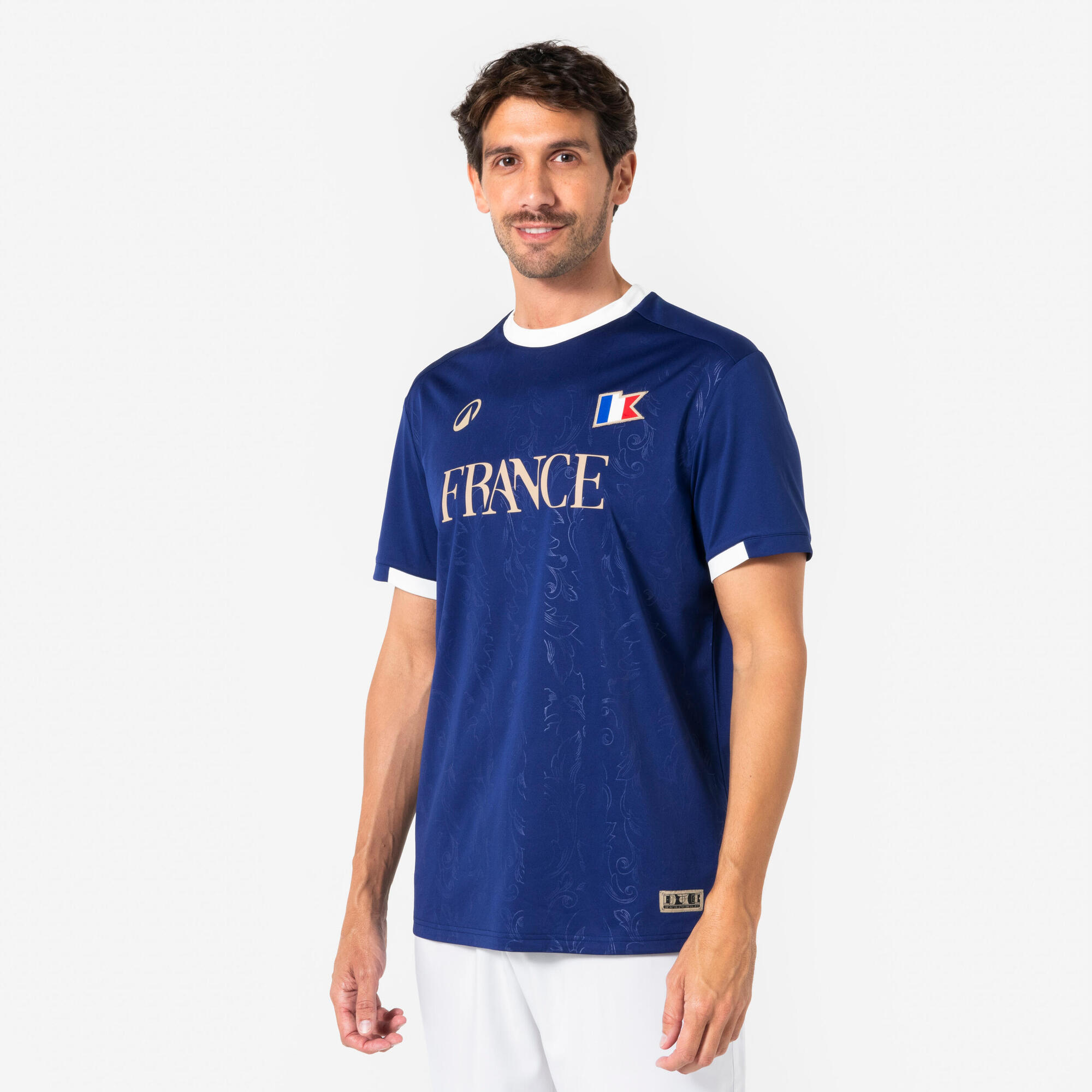 Camisa Adulto de Futebol França Torcedor Kipsta Azul