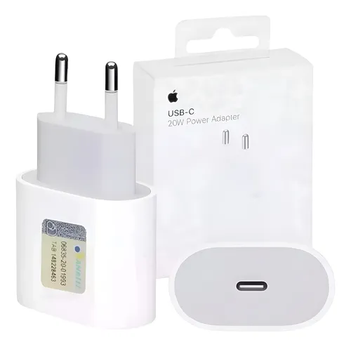 Carregador Fonte 20w Usb-c Turbo Iphone 100% Original Apple